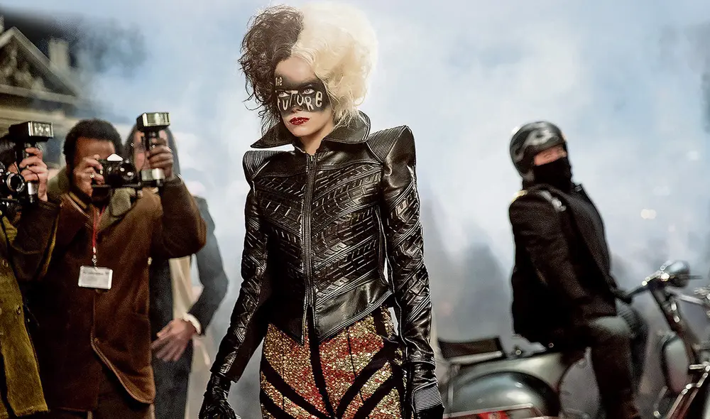 Emma Stone. En el rol protagónico como la joven Cruella. Foto: Disney