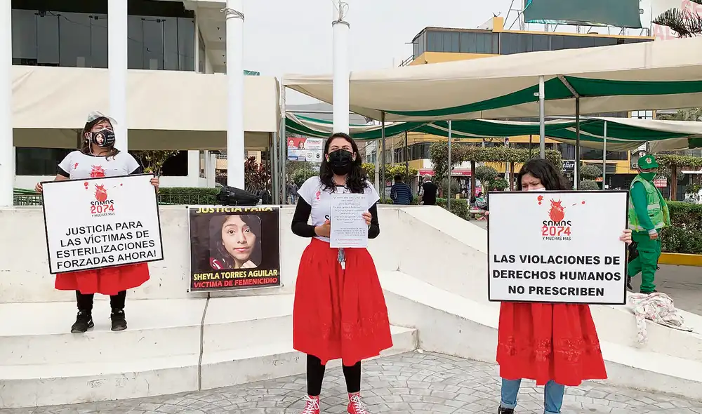 Reparación. Las víctimas esperan que el Poder Judicial acoja la denuncia fiscal. El 18 de mayo continuará la audiencia con el alegato en contra de César Nakazaki. Foto: difusión