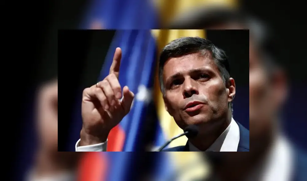 Leopoldo López llegó a España en octubre del 2020, luego de salir de país por un ruta "clandestina". Foto: EFE Leopoldo López llegó a España en octubre del 2020, luego de salir de país por un ruta "clandestina". Foto: EFE