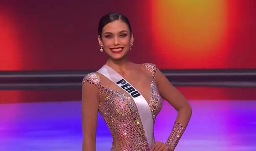 La actual Miss Perú desfiló en traje de baño y vestido de gala en la preliminar del certamen. Foto: captura/Youtube La actual Miss Perú desfiló en traje de baño y vestido de gala en la preliminar del certamen. Foto: captura/Youtube
