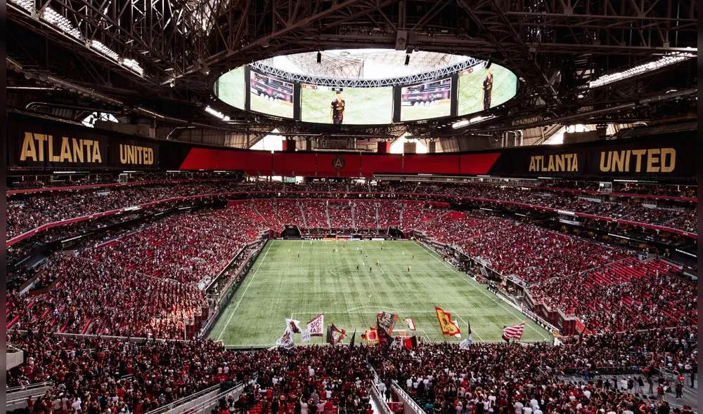 Atalanta United permitió el ingreso de más de 40.000 aficionados a su estadio. Foto: Twitter/Atalanta United FC