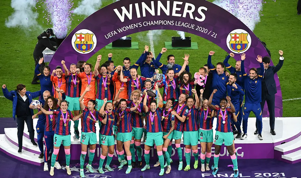 Barcelona no tuvo piedad con Chelsea y goleó en la gran final de Champions League femenina. Foto: Twitter Barcelona Barcelona no tuvo piedad con Chelsea y goleó en la gran final de Champions League femenina. Foto: Twitter Barcelona