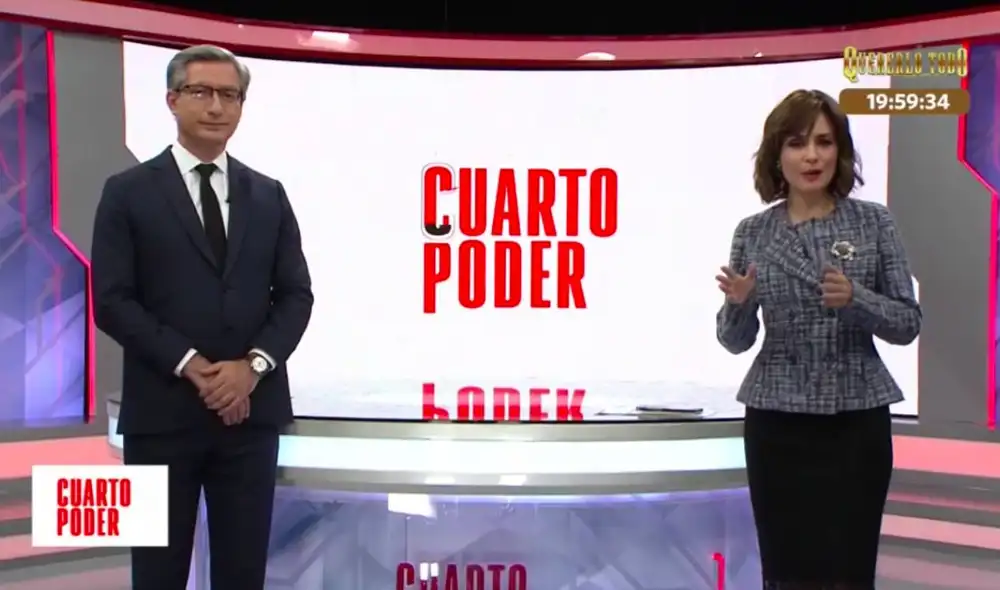 La dupla informará sobre la campaña presidencial a puertas de la segunda vuelta. Foto: captura América TV