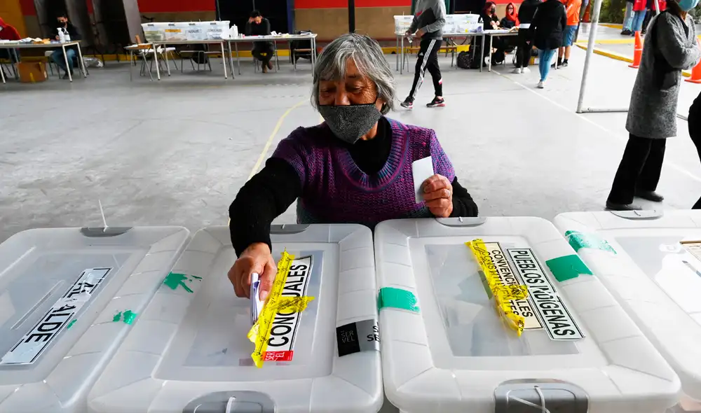 Participación ciudadana alcanzó un 37%. Foto: AFP