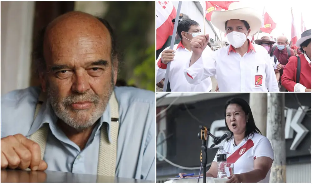 Luis Jochamowitz también habló sobre posibles escenarios en caso gane Fujimori o Castillo. Foto: composición/ La República