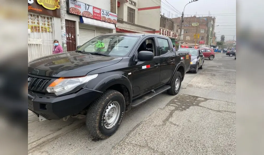 La camioneta es de Teófilo Vargas, de 51 años. Foto: Raúl Egúsquiza/ URPI-LR La camioneta es de Teófilo Vargas, de 51 años. Foto: Raúl Egúsquiza/ URPI-LR