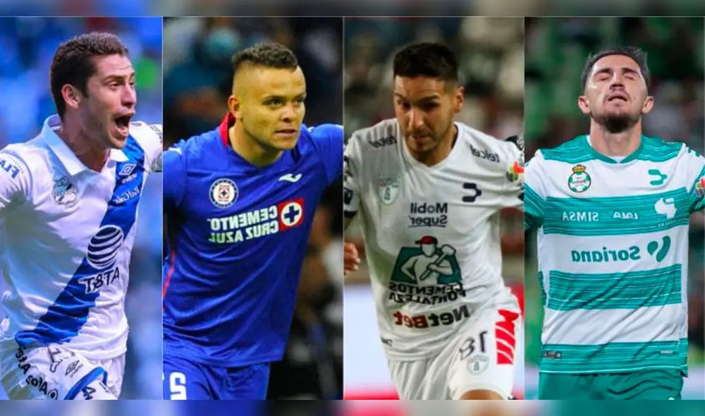 Cruz Azul vs. Pachuca y Santos vs. Puebla jugarán las semifinales del campeonato mexicano. Foto: Composición LR