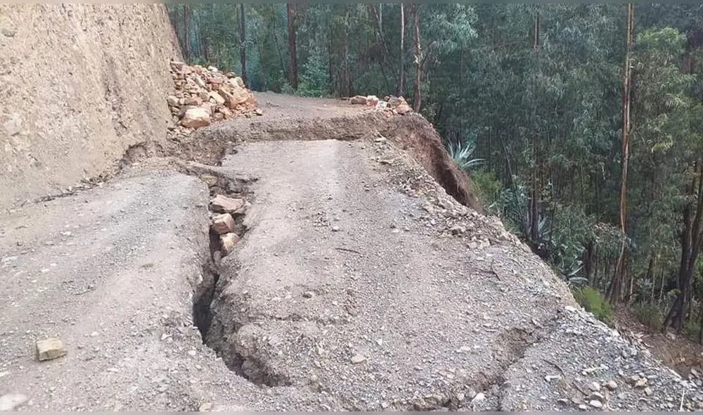 Lluvias afectaron la transitabilidad en la zona. Foto: COER Áncash