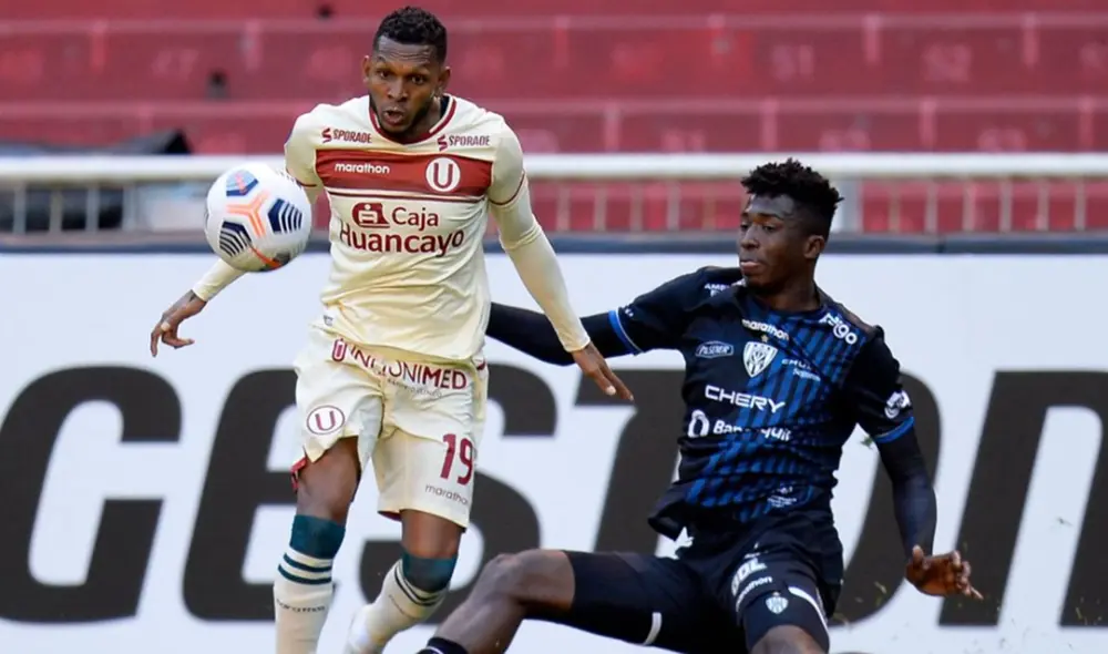 Universitario cayó goleador 4-0 a manos de Independiente del Valle en la primera rueda. Foto: AFP