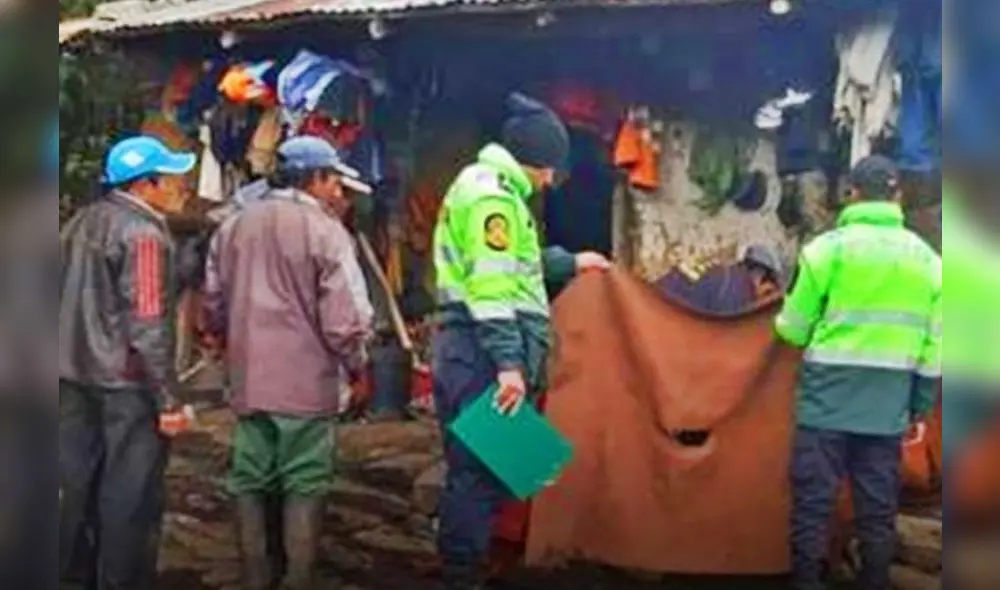 Policía llegó a la zona para constatar los hechos e informar al Ministerio Público. Foto: Prensa Libre Otuzco