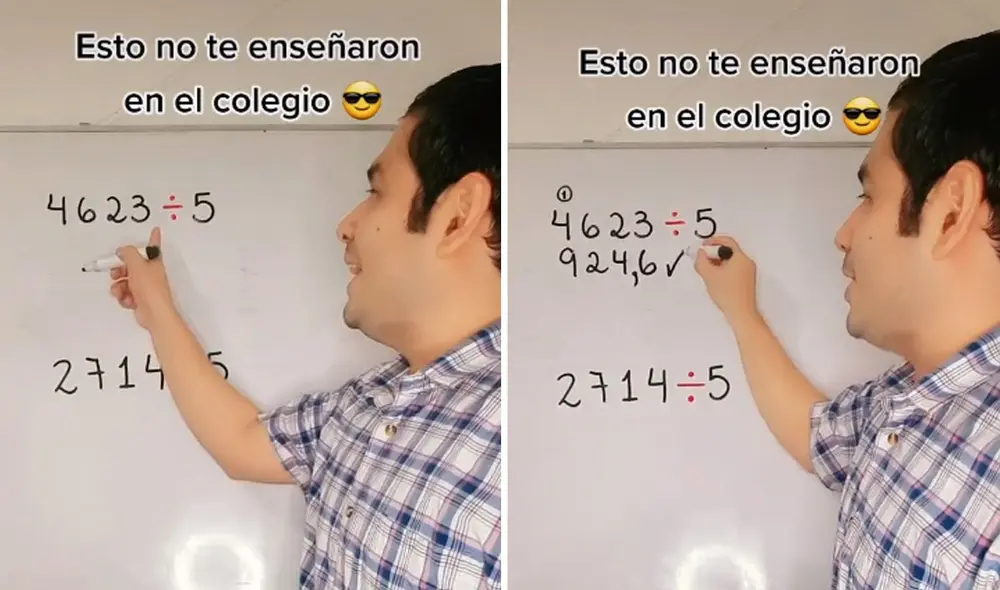 Miles de usuarios ya han intentado realizar este truco matemático. Foto: captura de TikTok Miles de usuarios ya han intentado realizar este truco matemático. Foto: captura de TikTok