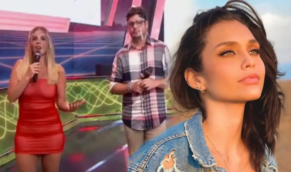 Los actores destacaron el papel importante de la Miss Perú. Foto: composición captura América TV, Janick Maceta/Instagram Los actores destacaron el papel importante de la Miss Perú. Foto: composición captura América TV, Janick Maceta/Instagram