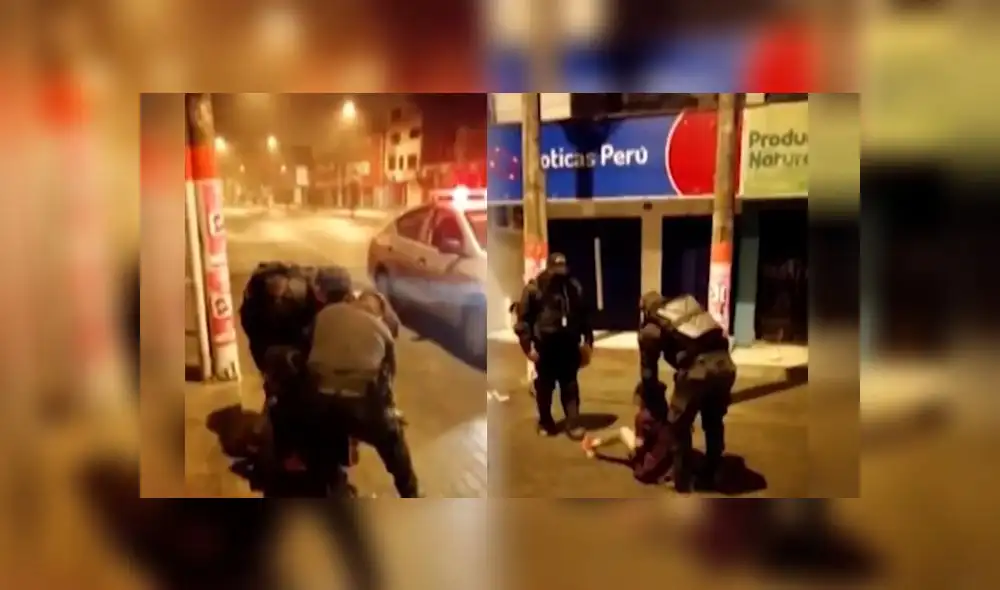 Integrantes de la PNP y serenazgo de San Juan de Miraflores frustraron un asalto durante el toque de queda. Foto: captura de pantalla América Noticias Integrantes de la PNP y serenazgo de San Juan de Miraflores frustraron un asalto durante el toque de queda. Foto: captura de pantalla América Noticias