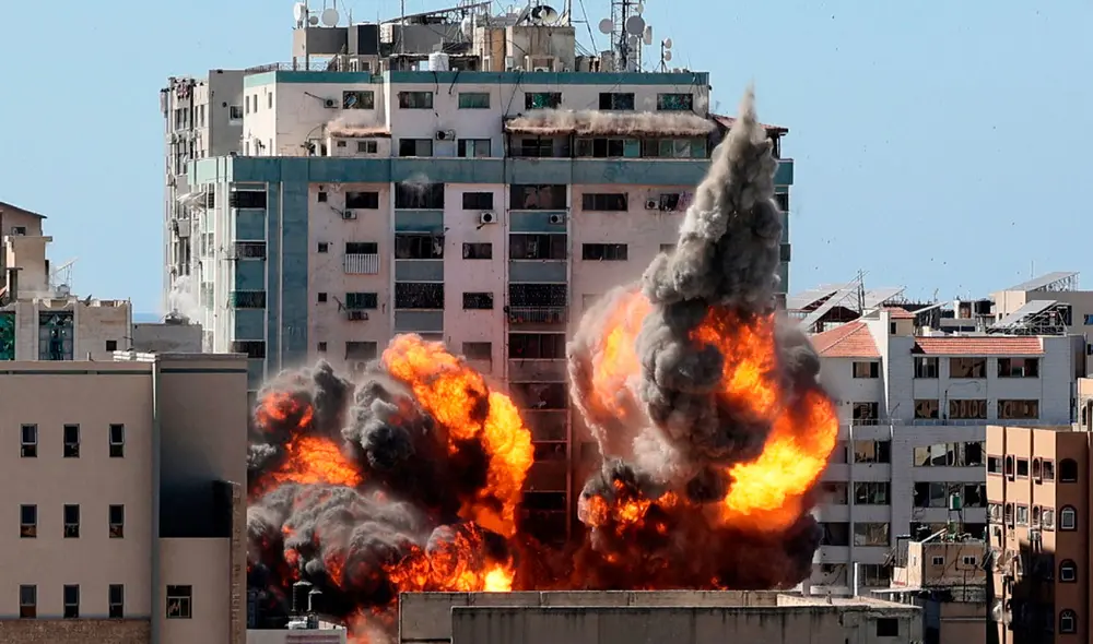 En Gaza han muerto más de un centenar de personas, incluyendo niños. Foto: AFP