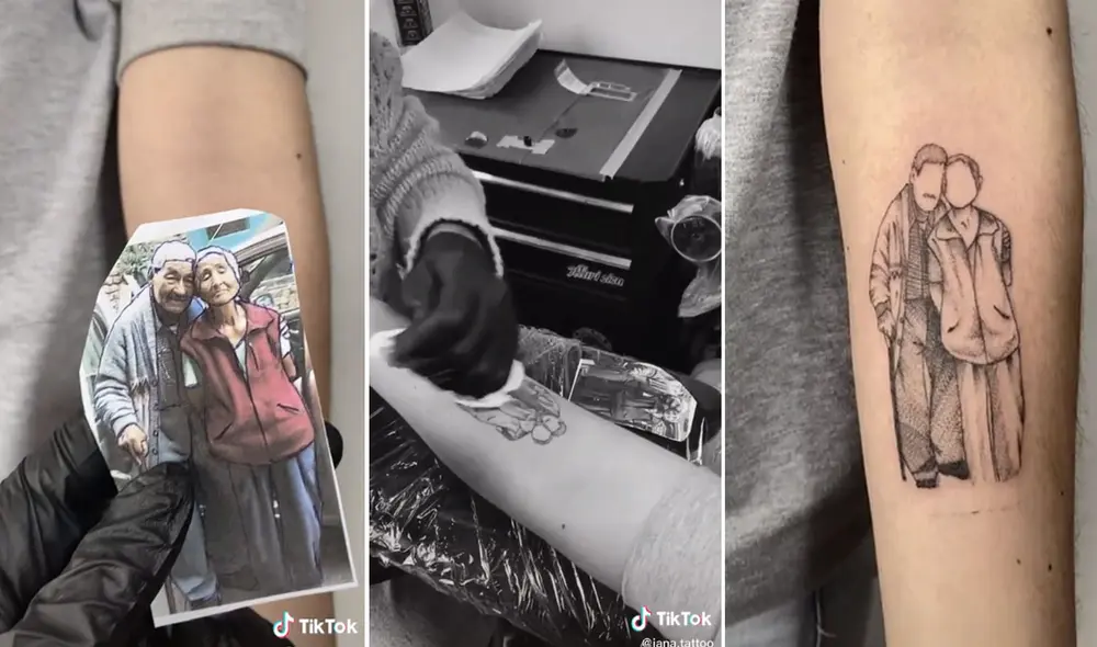 El resultado de este tatuaje se hizo viral en redes sociales. Foto: captura de TikTok