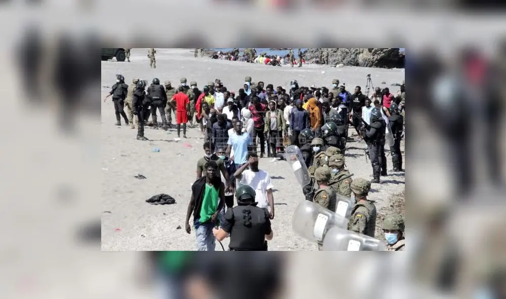 La crisis migratoria entre ambos países no tiene cuando acabar. Foto: EFE