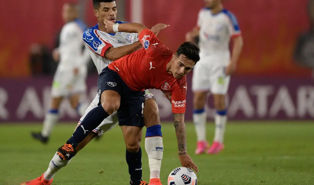 Independiente selló su clasificación a la siguiente ronda de Copa Sudamericana 2021 tras vencer a Bahía. Foto: AFP