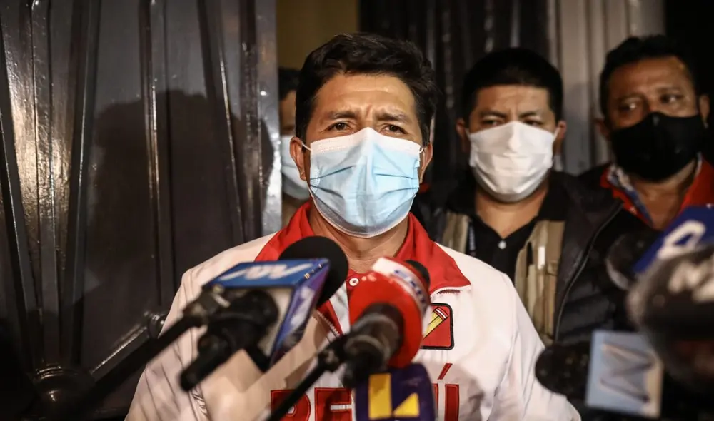 Pedro Castillo compite contra Keiko Fujimori de cara a la segunda vuelta electoral. Foto: Aldair Mejía