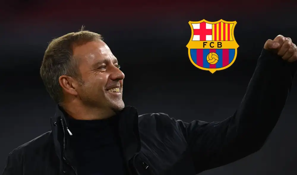 En el mes de abril, Hansi Flick anunció que dejaba el Bayern Munich a final de temporada. Foto: composición/AFP