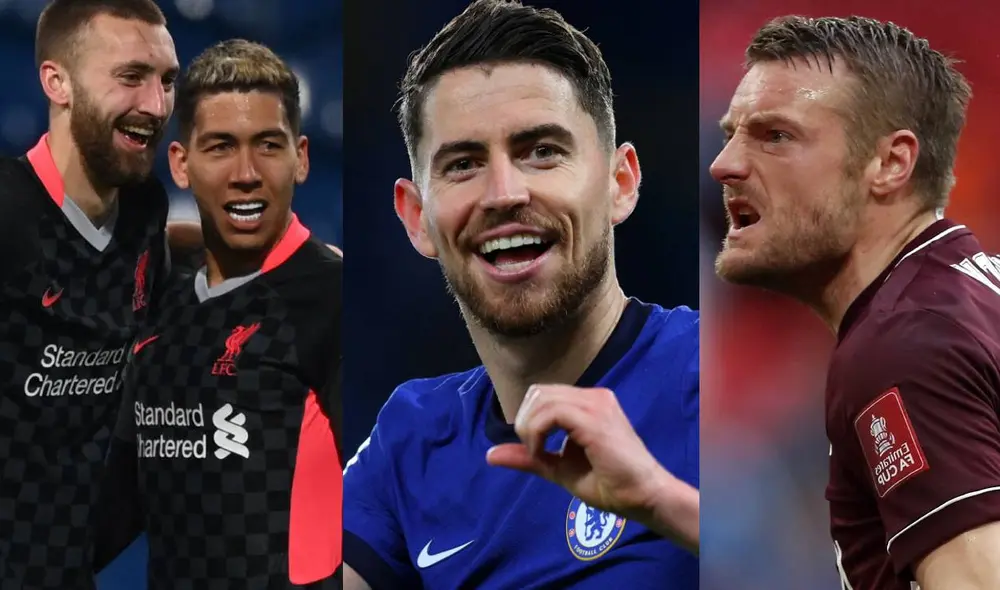 Liverpool, Chelsea y Leicester City. Solo dos de ellos clasificarán a la próxima Champions League. Foto: composición/AFP Liverpool, Chelsea y Leicester City. Solo dos de ellos clasificarán a la próxima Champions League. Foto: composición/AFP