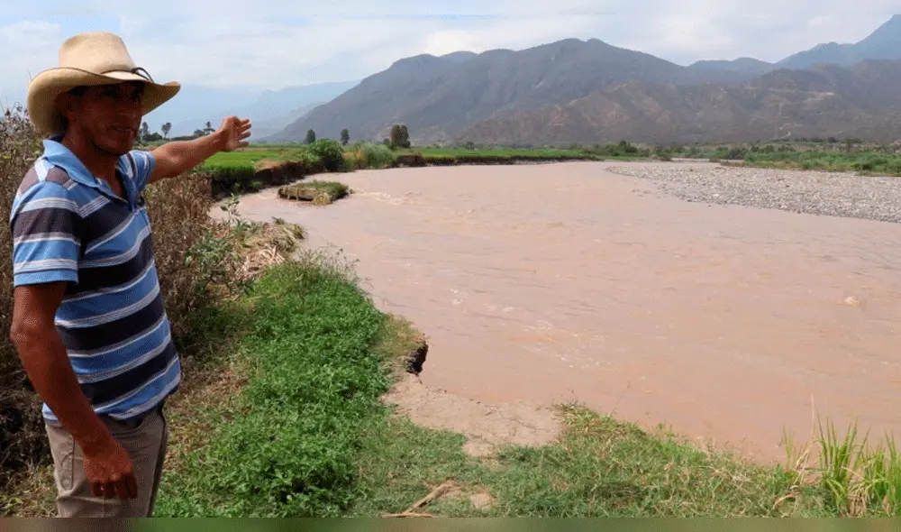 Los agricultores perdieron sus cultivos y terrenos por el desborde del río Chancay. Foto: Junta de Usuarios del Valle Chancay Lambayeque