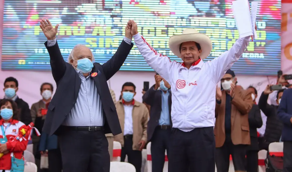 Julián Palacín es miembro del equipo técnico del partido liderado por Pedro Castillo. Foto: Aeronoticias
