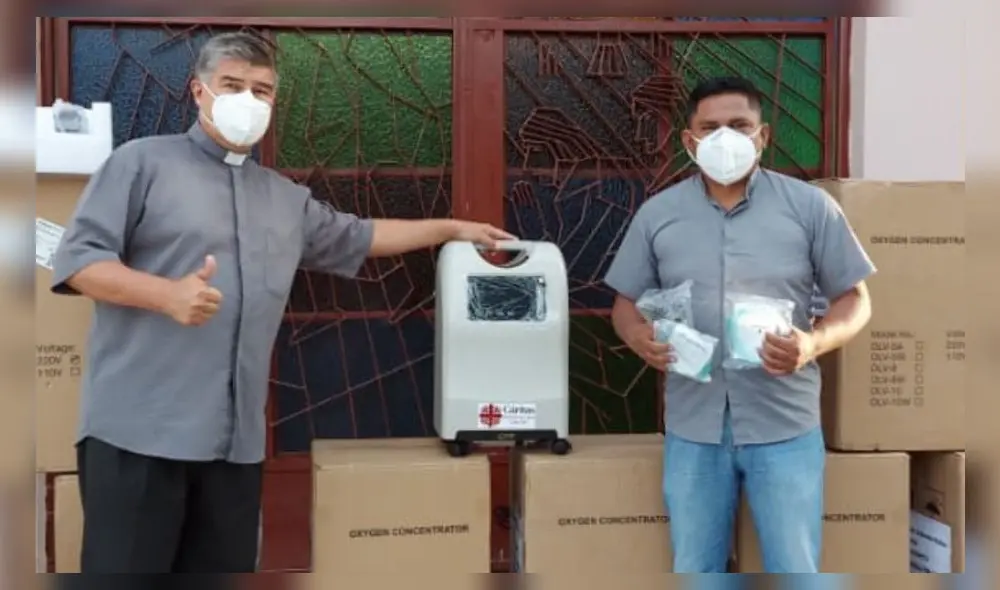 Concentradores ya se reparten en Piura y Lima. Foto: OxigenforPeru/Facebook