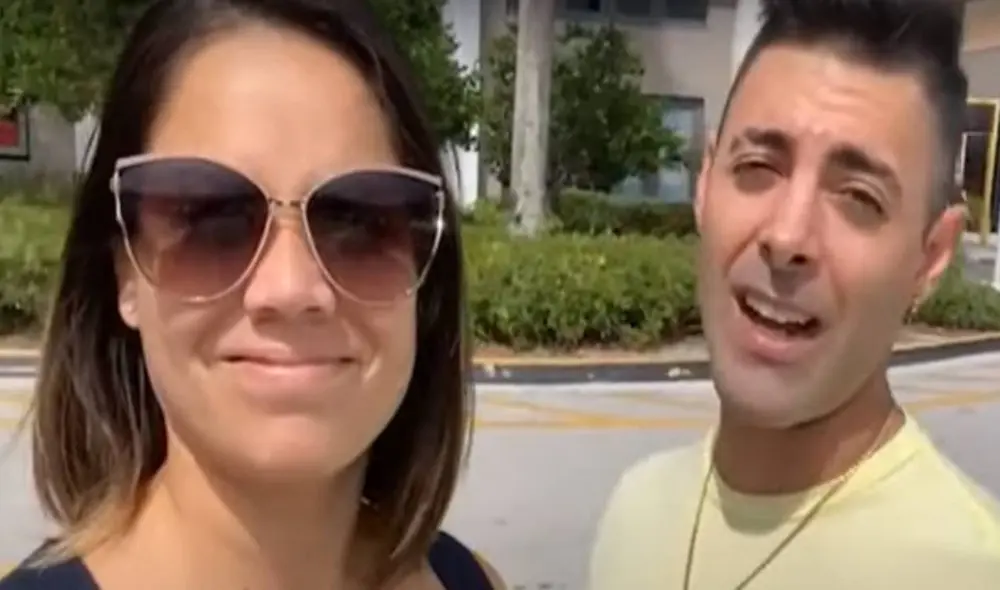 Andrea San Martín y Sebastián Lizarzaburu se dieron una segunda oportunidad. Foto: captura ATV Andrea San Martín y Sebastián Lizarzaburu se dieron una segunda oportunidad. Foto: captura ATV