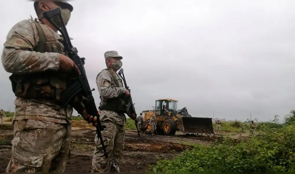 Incursión se desarrolló en sectores playa Sur, La Sal y Lomas Saavedra. Foto: Walter Paolo Lupu Incursión se desarrolló en sectores playa Sur, La Sal y Lomas Saavedra. Foto: Walter Paolo Lupu