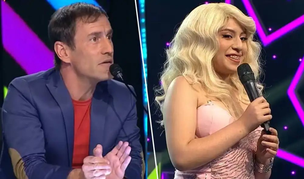 Mauri Stern puso en aprietos a Nadja Quintanilla, imitadora de Christina Aguilera. Foto: captura de Latina Mauri Stern puso en aprietos a Nadja Quintanilla, imitadora de Christina Aguilera. Foto: captura de Latina