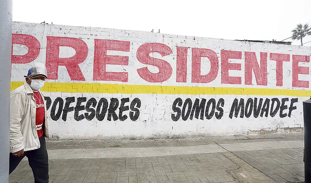 El mural luego de la manipulación. Foto: difusión El mural luego de la manipulación. Foto: difusión