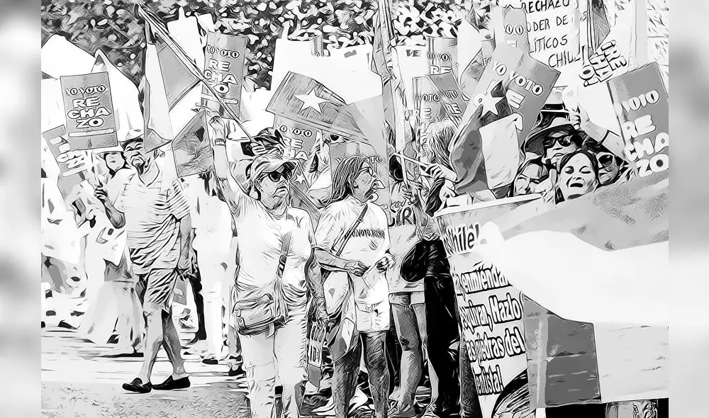 AME2762. SANTIAGO (CHILE), 15/02/2020.- Miles de personas marchan este s·bado en rechazo a una nueva ConstituciÛn chilena, en la comuna de Las Condes, una de las m·s acaudaladas de Santiago (Chile). Varios miles de personas marcharon este s·bado por las calles de un acaudalado barrio de Santiago de Chile para mostrar su postura en contra de la redacciÛn de una nueva ConstituciÛn y fomentando la opciÛn de rechazar el proceso constituyente en el prÛximo plebiscito de finales de abril. Al grito de "Rechazo, rechazo. No queremos miseria. No seremos Cuba ni Venezuela" los ciudadanos se manifestaron en el barrio de Las Condes. EFE/Alberto ValdÈs AME2762. SANTIAGO (CHILE), 15/02/2020.- Miles de personas marchan este s·bado en rechazo a una nueva ConstituciÛn chilena, en la comuna de Las Condes, una de las m·s acaudaladas de Santiago (Chile). Varios miles de personas marcharon este s·bado por las calles de un acaudalado barrio de Santiago de Chile para mostrar su postura en contra de la redacciÛn de una nueva ConstituciÛn y fomentando la opciÛn de rechazar el proceso constituyente en el prÛximo plebiscito de finales de abril. Al grito de "Rechazo, rechazo. No queremos miseria. No seremos Cuba ni Venezuela" los ciudadanos se manifestaron en el barrio de Las Condes. EFE/Alberto ValdÈs