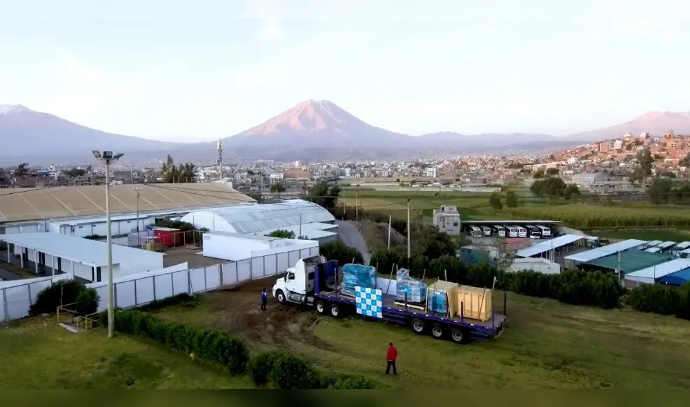 Planta se instalará en el Centro de Convenciones de Cerro Juli. Foto: EsSalud Planta se instalará en el Centro de Convenciones de Cerro Juli. Foto: EsSalud