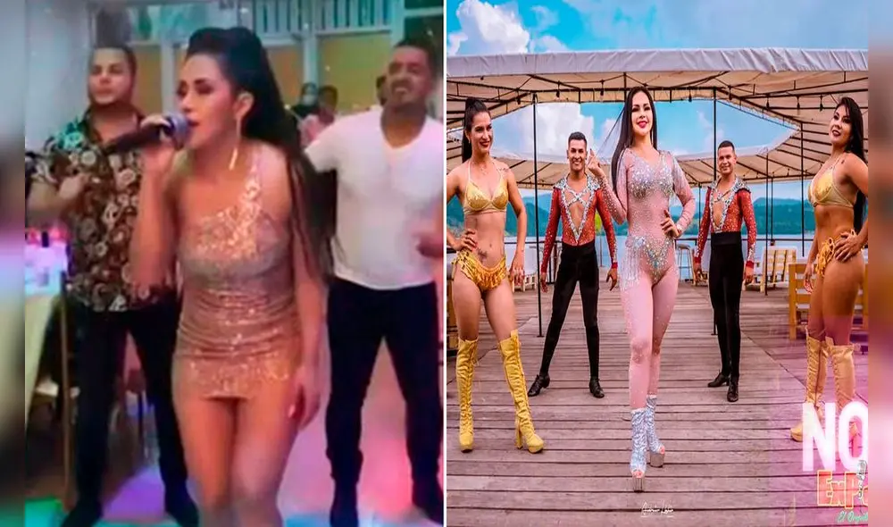 Linda Caba aparece animando fiestas privadas. Foto: captura ATV / Instagram