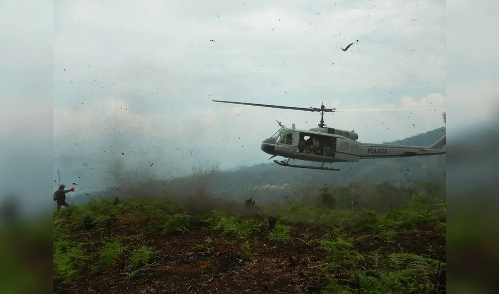 Agentes de la PNP se movilizaban para realizar operaciones contra el narcotráfico en selva puneña. Foto: PNP Agentes de la PNP se movilizaban para realizar operaciones contra el narcotráfico en selva puneña. Foto: PNP