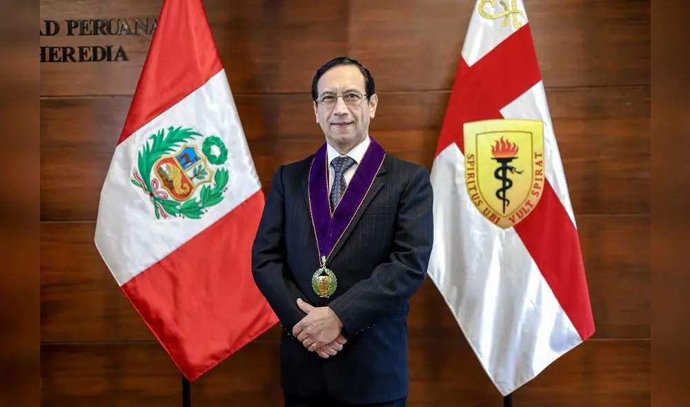 El Dr. Enrique Castañeda Saldaña asume el cargo de rector de la Universidad Cayetano Heredia. Foto: UPCH