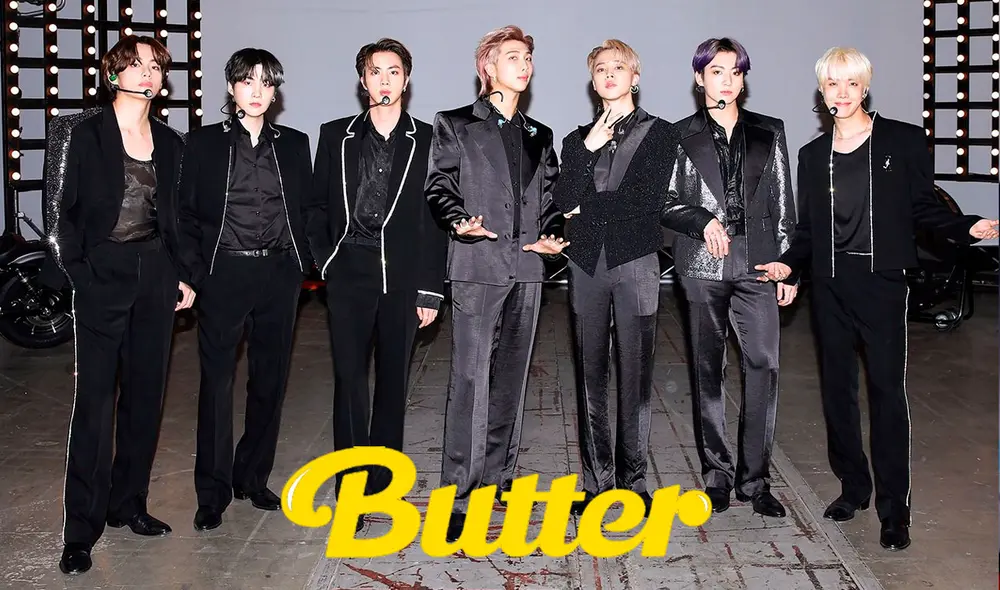 BTS viene registrando números favorables tras el lanzamiento de su single "Butter". Foto: composición LR / HYBE