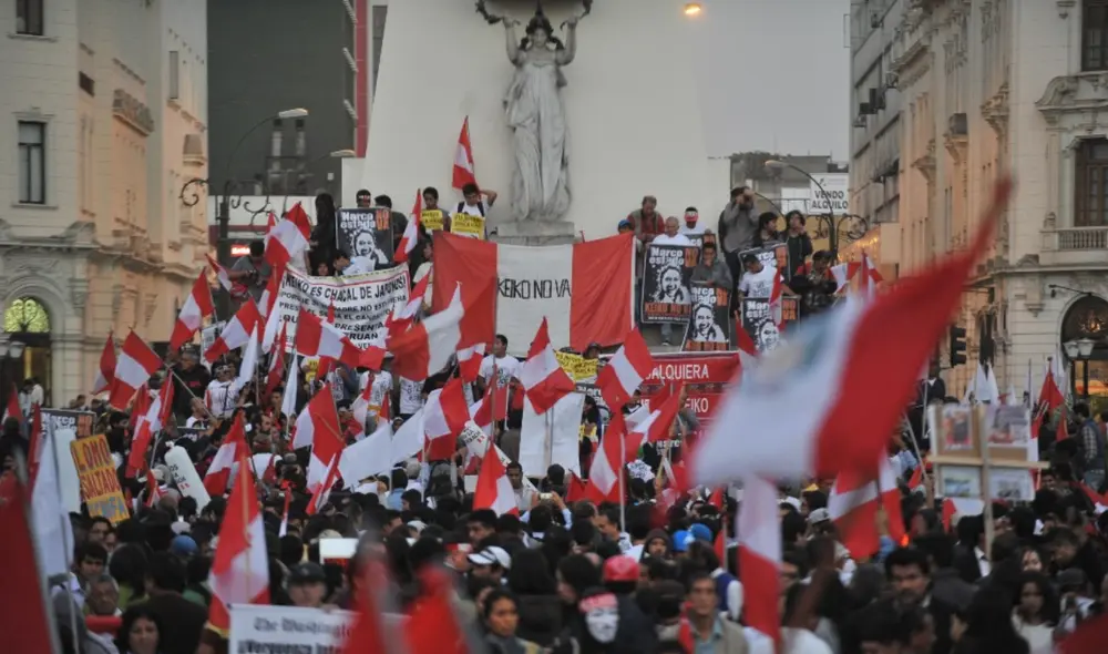 Esta será la tercera marcha contra las intenciones presidenciales de Fujimori Higuchi. Foto: J Quispe/La República Esta será la tercera marcha contra las intenciones presidenciales de Fujimori Higuchi. Foto: J Quispe/La República
