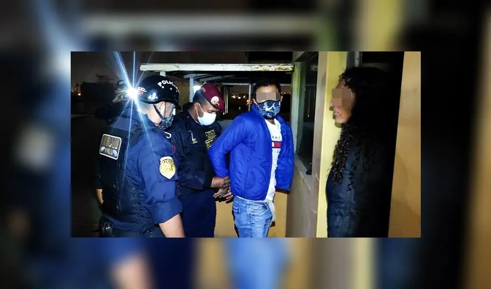 El intervenido fue conducido a la Unidad de protección de Robo de Vehículos. Foto: SS CC Trujillo El intervenido fue conducido a la Unidad de protección de Robo de Vehículos. Foto: SS CC Trujillo