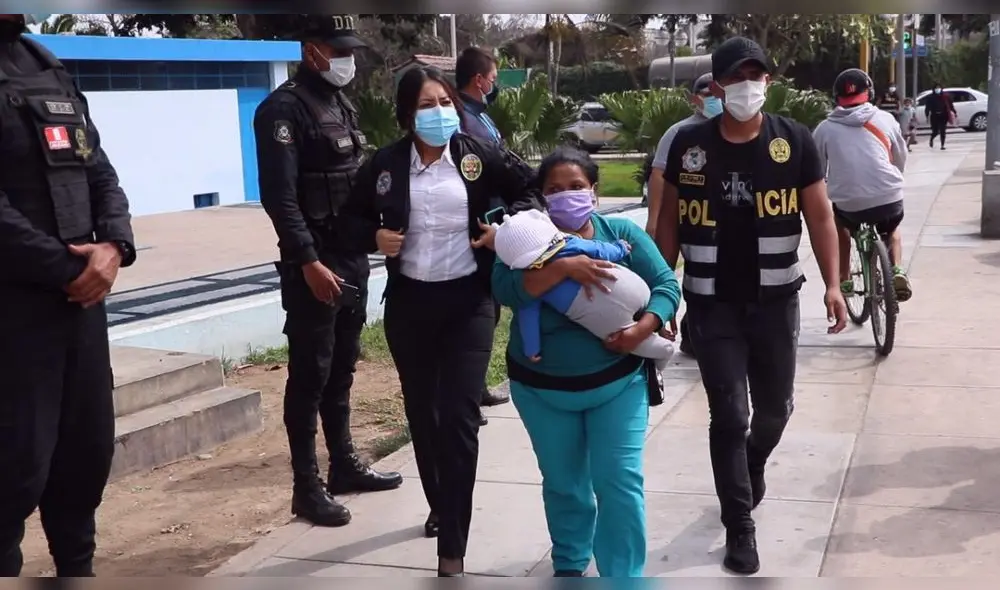 Los detenidos fueron trasladados a la sede de la Dirección de Investigación Criminal de la avenida España. Foto: Municipalidad de San Miguel Los detenidos fueron trasladados a la sede de la Dirección de Investigación Criminal de la avenida España. Foto: Municipalidad de San Miguel