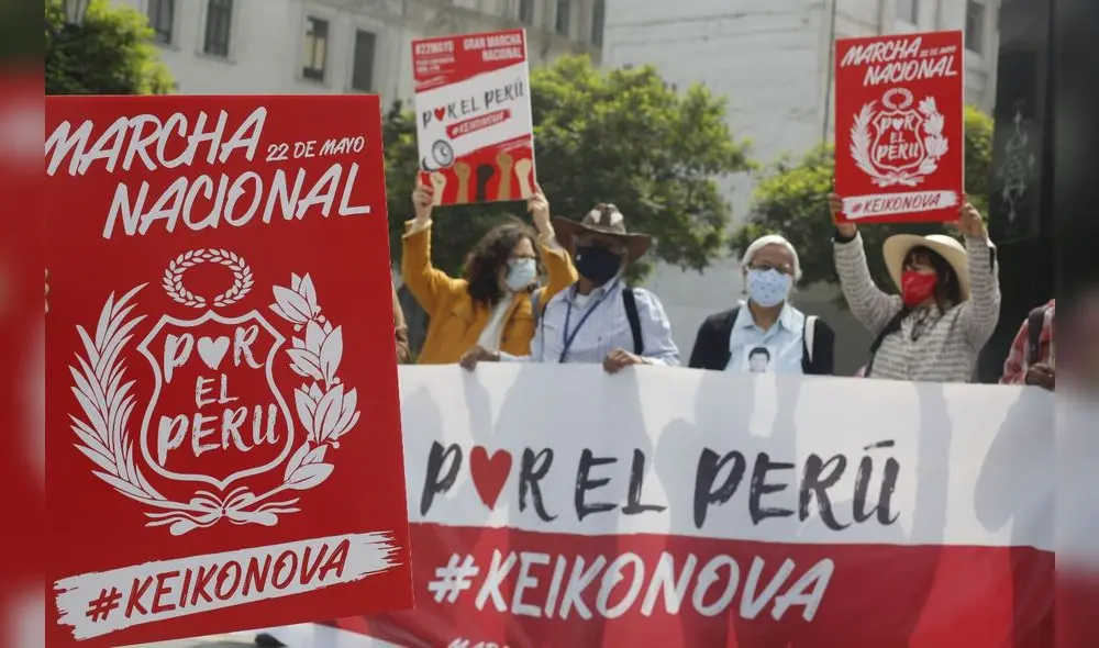 Marcha nacional contra el fujimorismo se llevará a cabo este sábado 22 de mayo. Foto: Carlos Contreras/La República Marcha nacional contra el fujimorismo se llevará a cabo este sábado 22 de mayo. Foto: Carlos Contreras/La República