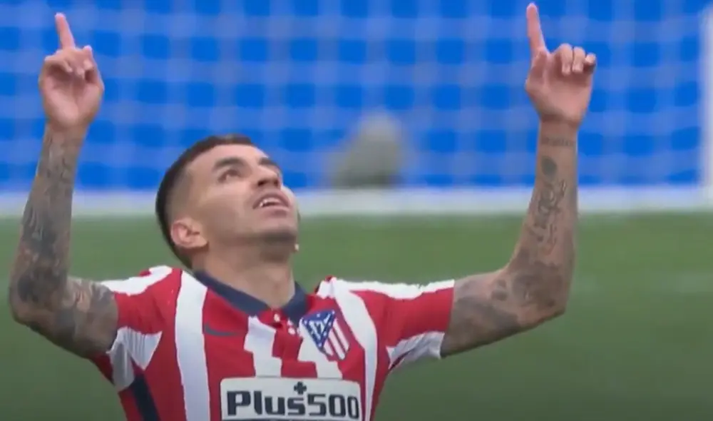 Ángel Correa firmó el empate 1-1 ante Valladolid. Foto: DirecTV Sports Ángel Correa firmó el empate 1-1 ante Valladolid. Foto: DirecTV Sports