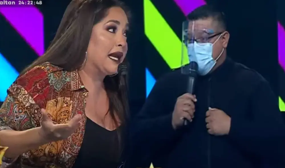 Katia Palma recordó que Yo soy es un programa de imitación. Foto: captura Latina