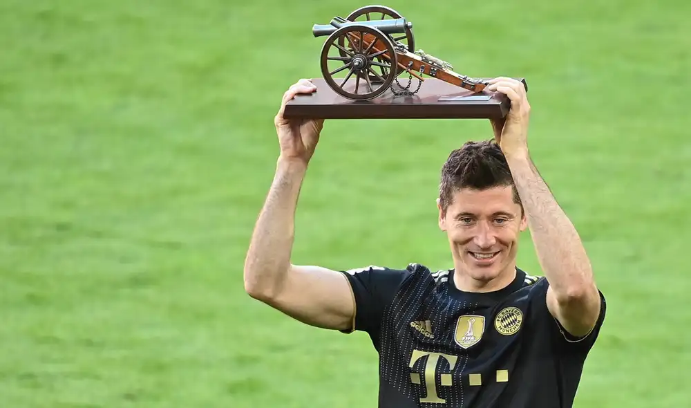 Lewandowski también se quedará con la Bota de Oro en esta temporada. Foto: EFE