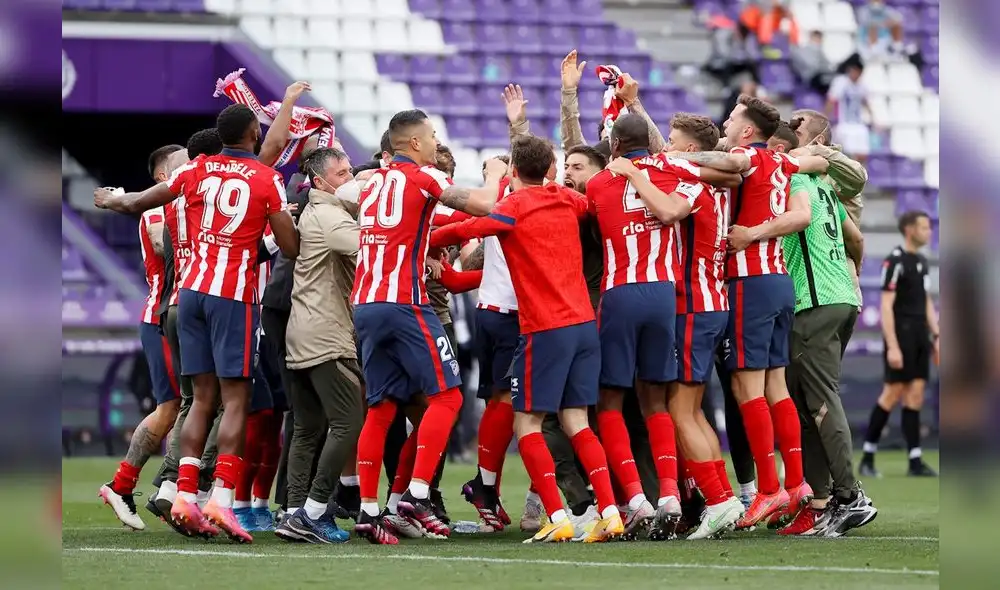 Atlético Madrid es el tercer equipo con más títulos de Liga Santander. Foto: EFE/Ballesteros Atlético Madrid es el tercer equipo con más títulos de Liga Santander. Foto: EFE/Ballesteros