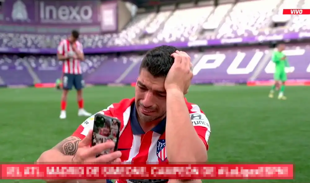 Luis Suárez anotó 21 goles con Atlético Madrid esta temporada en LaLiga. Foto: captura de ESPN