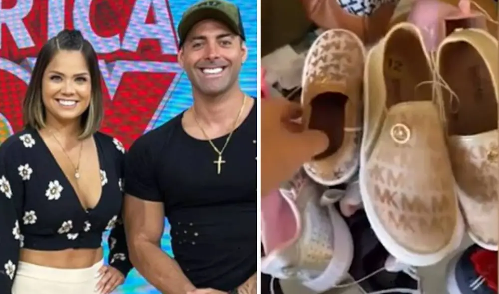 Andrea San Martín Y Sebastián Lizarzaburu viajaron a Miami tras anunciar su reconciliación. Foto: composición