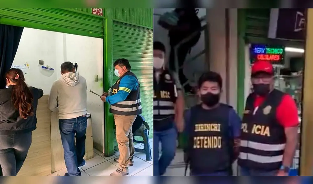 Policía incautó la tienda y los equipos que 'Chaturry' ofrecía. Foto: difusión Policía incautó la tienda y los equipos que 'Chaturry' ofrecía. Foto: difusión