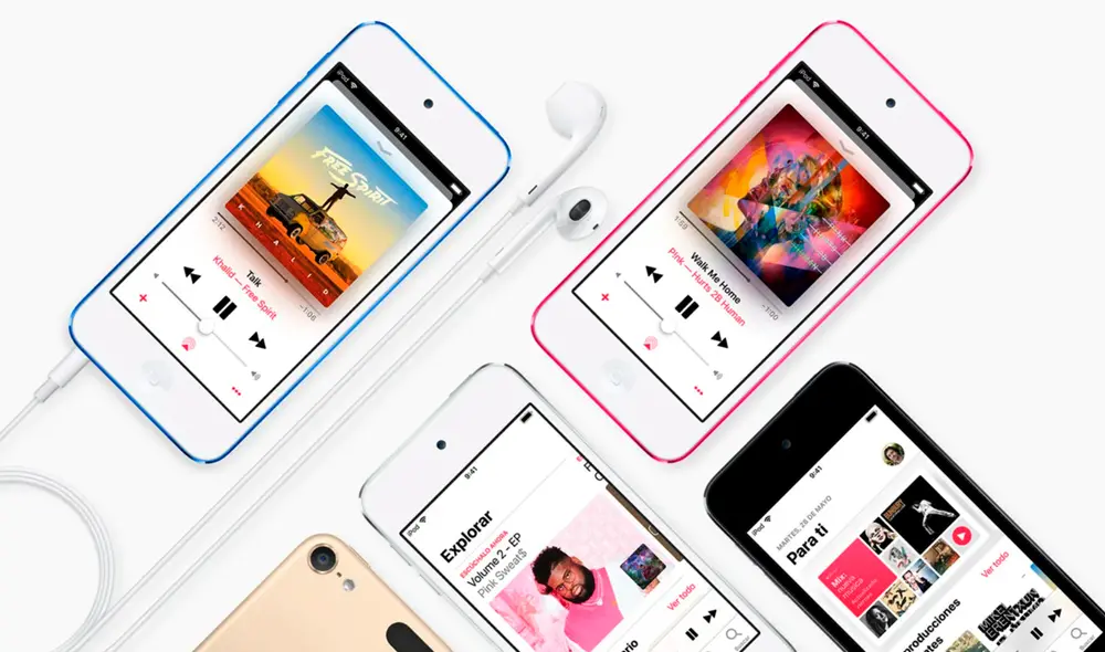 El nuevo iPod Touch llegaría en una amplia gama de colores y se lanzaría a finales de 2021, según filtración. Foto: Apple