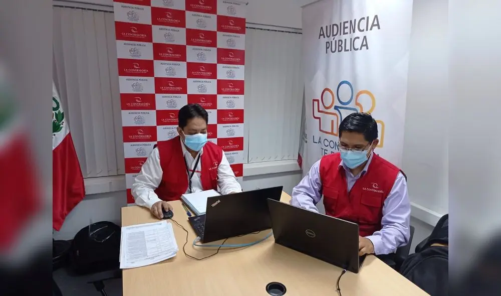Audiencia virtual fue monitoreada por personal de la Contraloría. Foto: Contraloría Audiencia virtual fue monitoreada por personal de la Contraloría. Foto: Contraloría